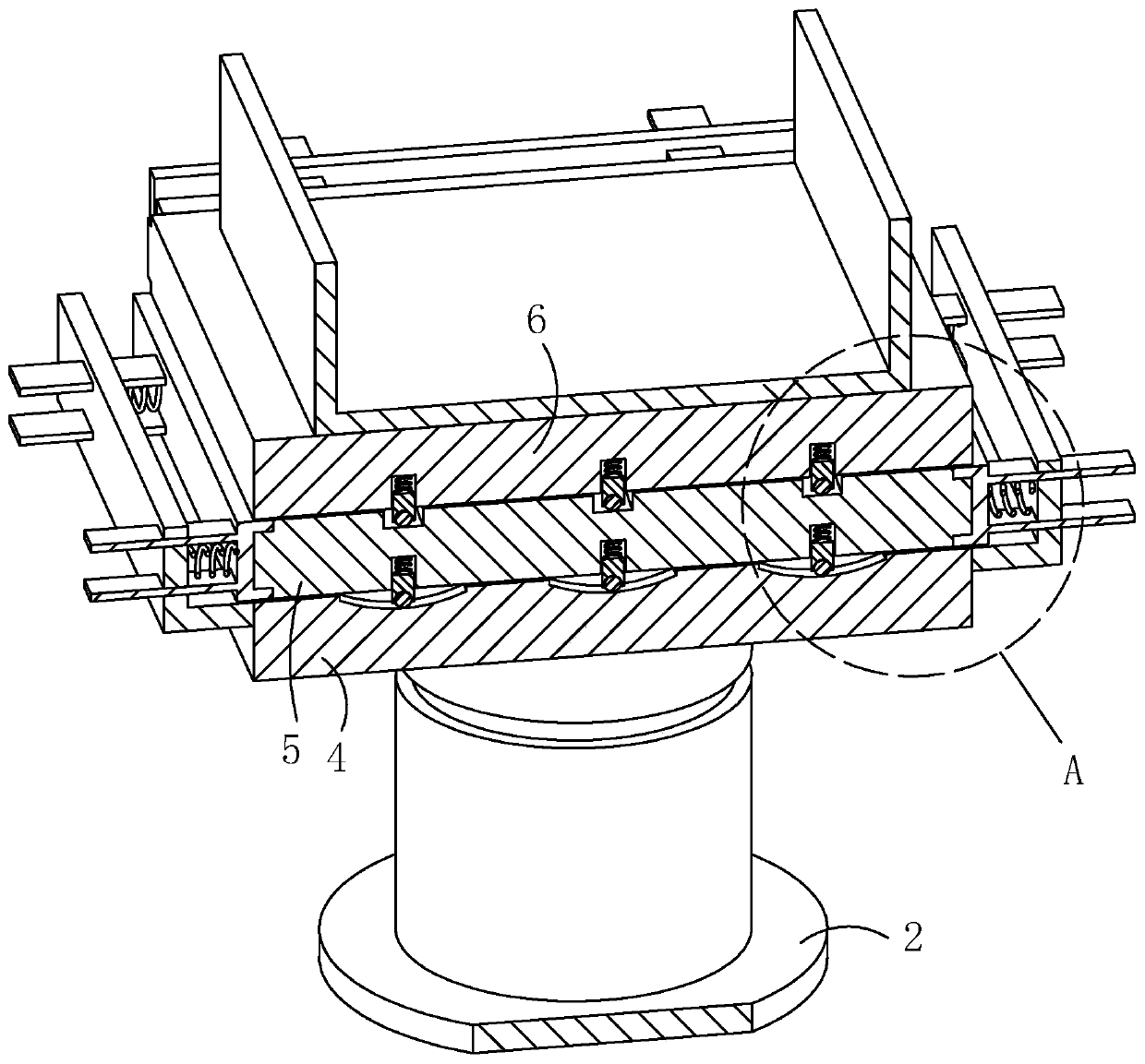 A bridge support and its installation method