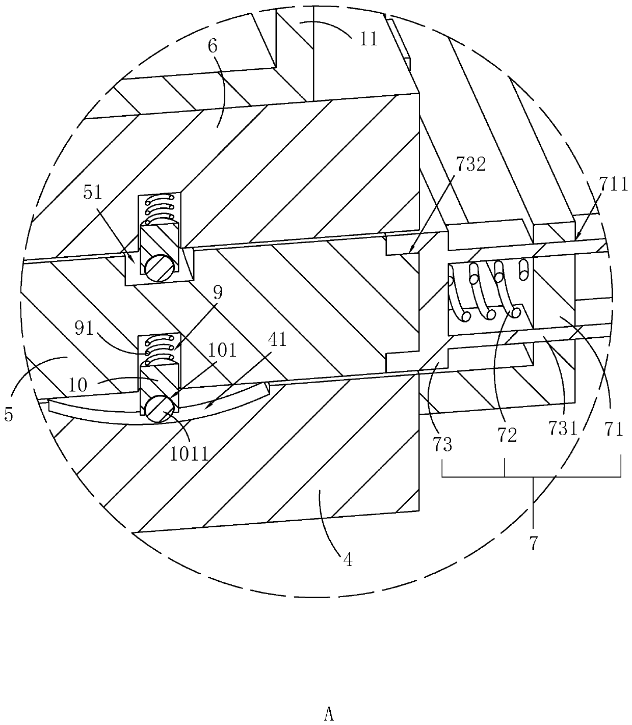 A bridge support and its installation method