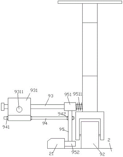 Stable operation and dust-absorbing edge trimming device for curbstone on garden roads and its application method