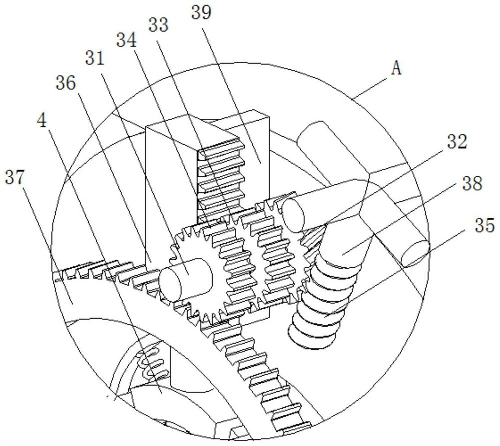 Auxiliary mechanism facilitating butt joint of building steel pipes