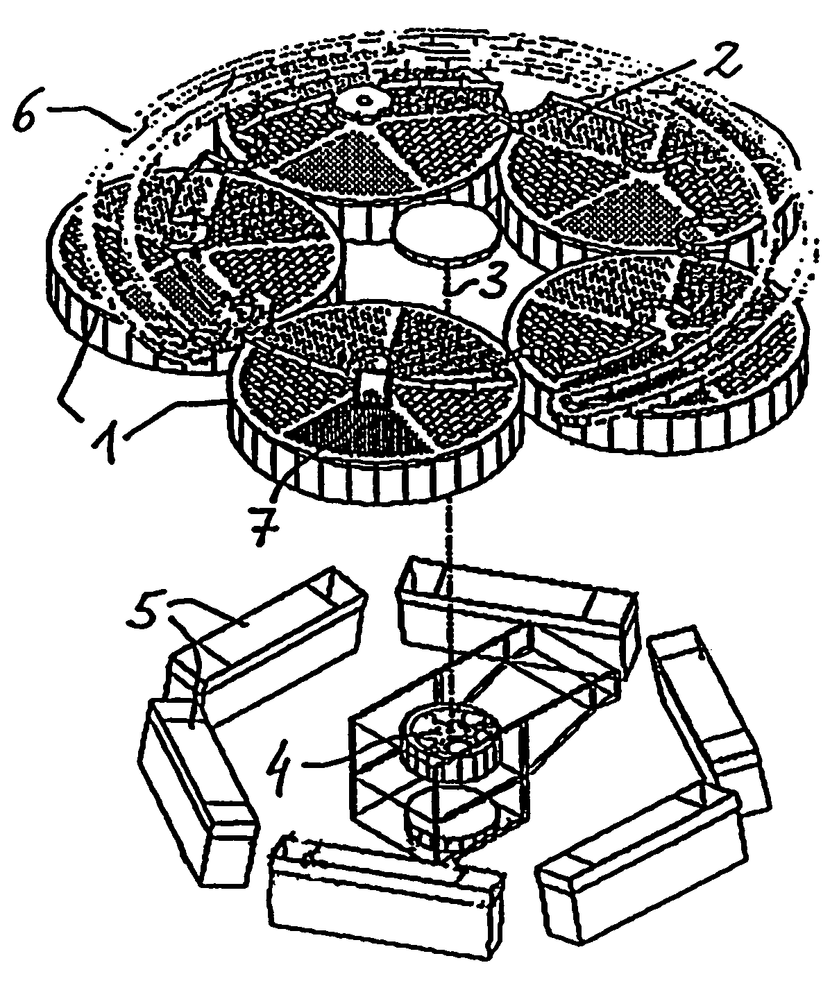 Substrate-coating system and an associated substrate-heating method