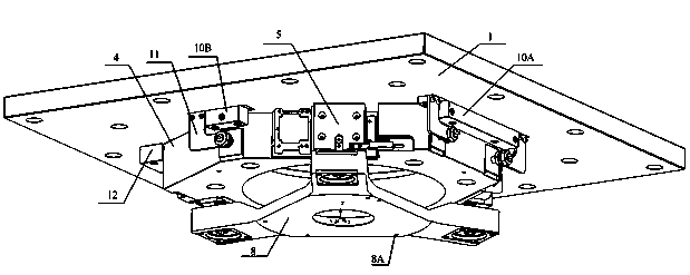 Three freedom precision control apparatus based on eccentric structure