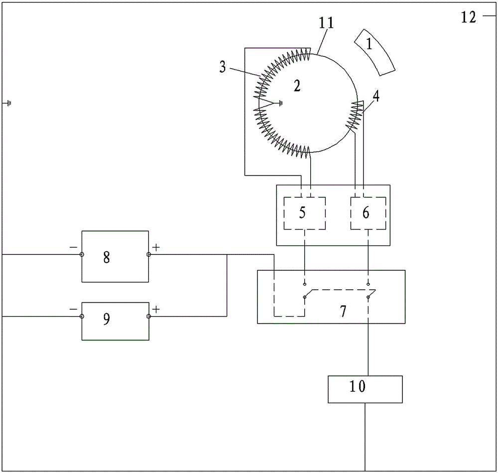 Gasoline engine charging system