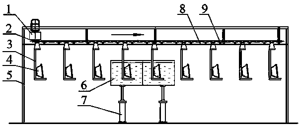 Glazing system for green bodies of ceramic pots