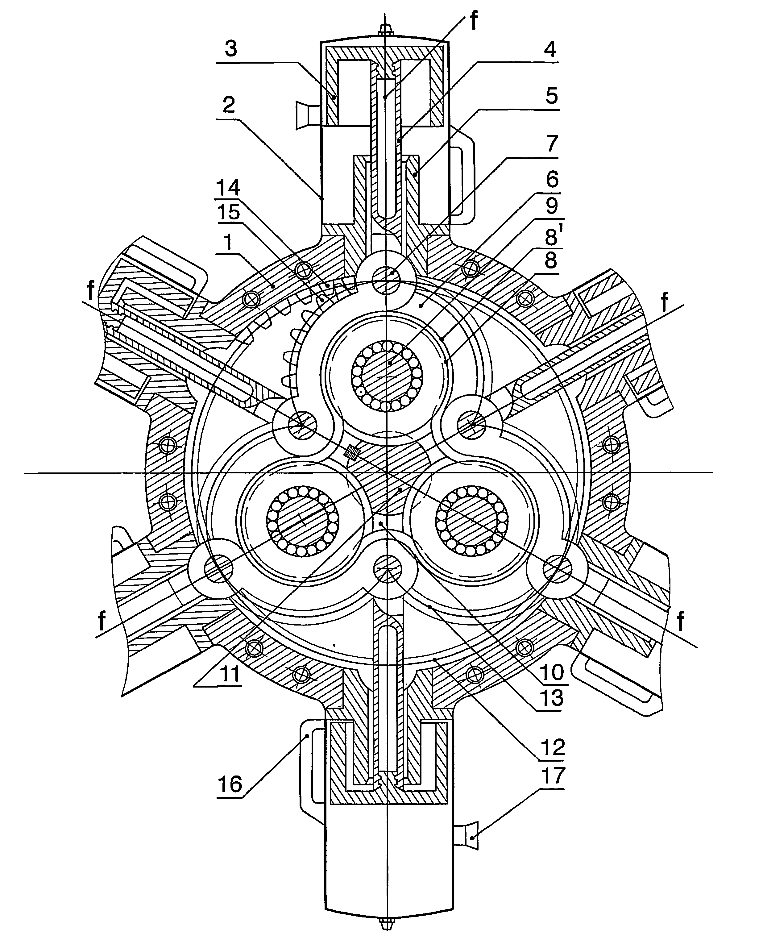 Internal combustion engine without connecting rod and a method of its construction