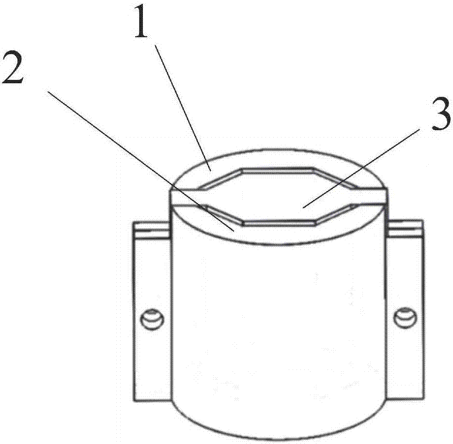 Embedding mould suitable for anaerobic resins