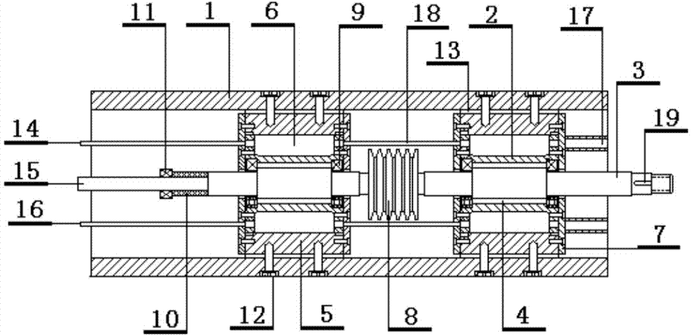 Axial-flow thick paste material temperature control conveying device