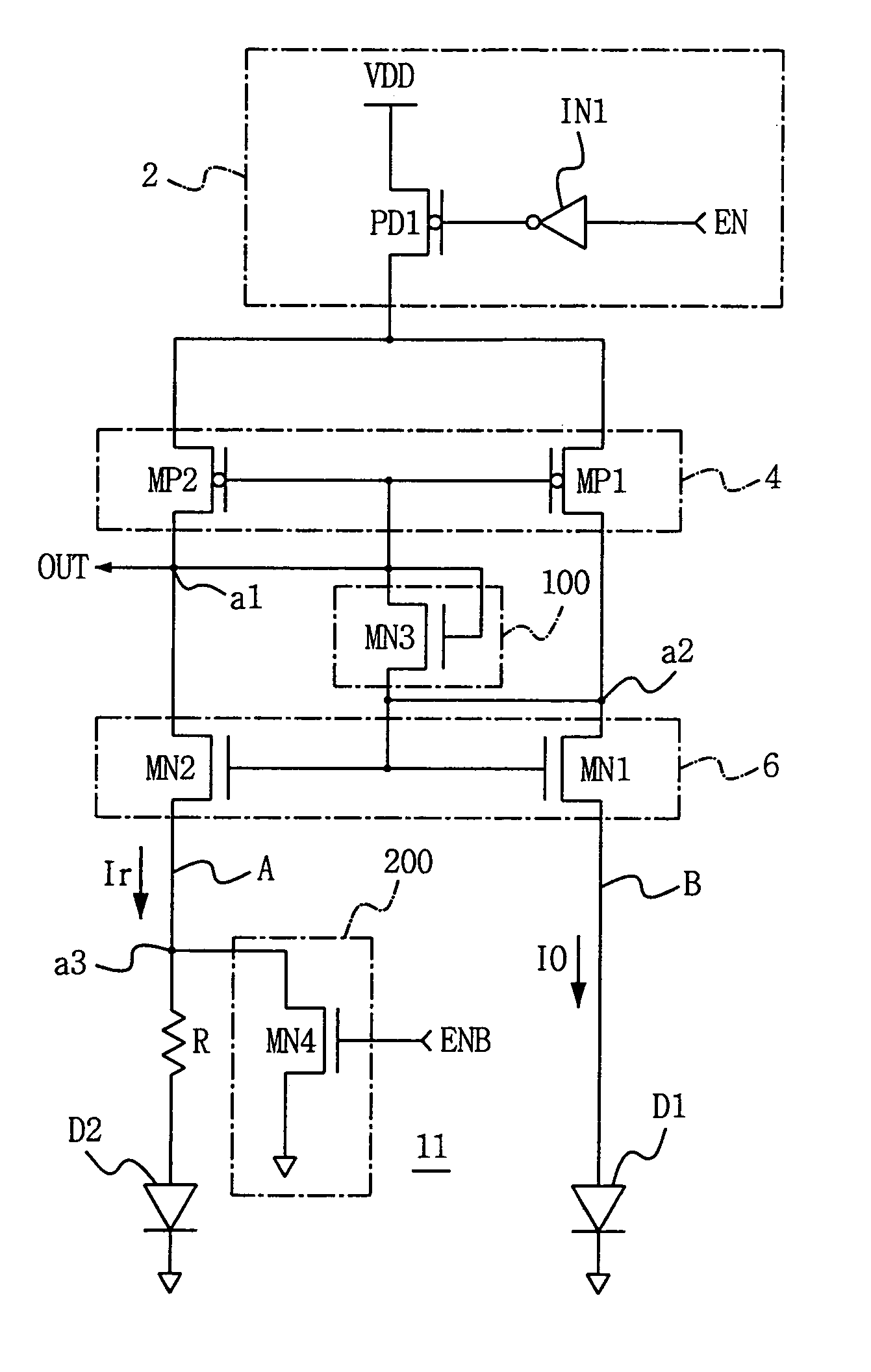 Reference voltage generating circuit for integrated circuit
