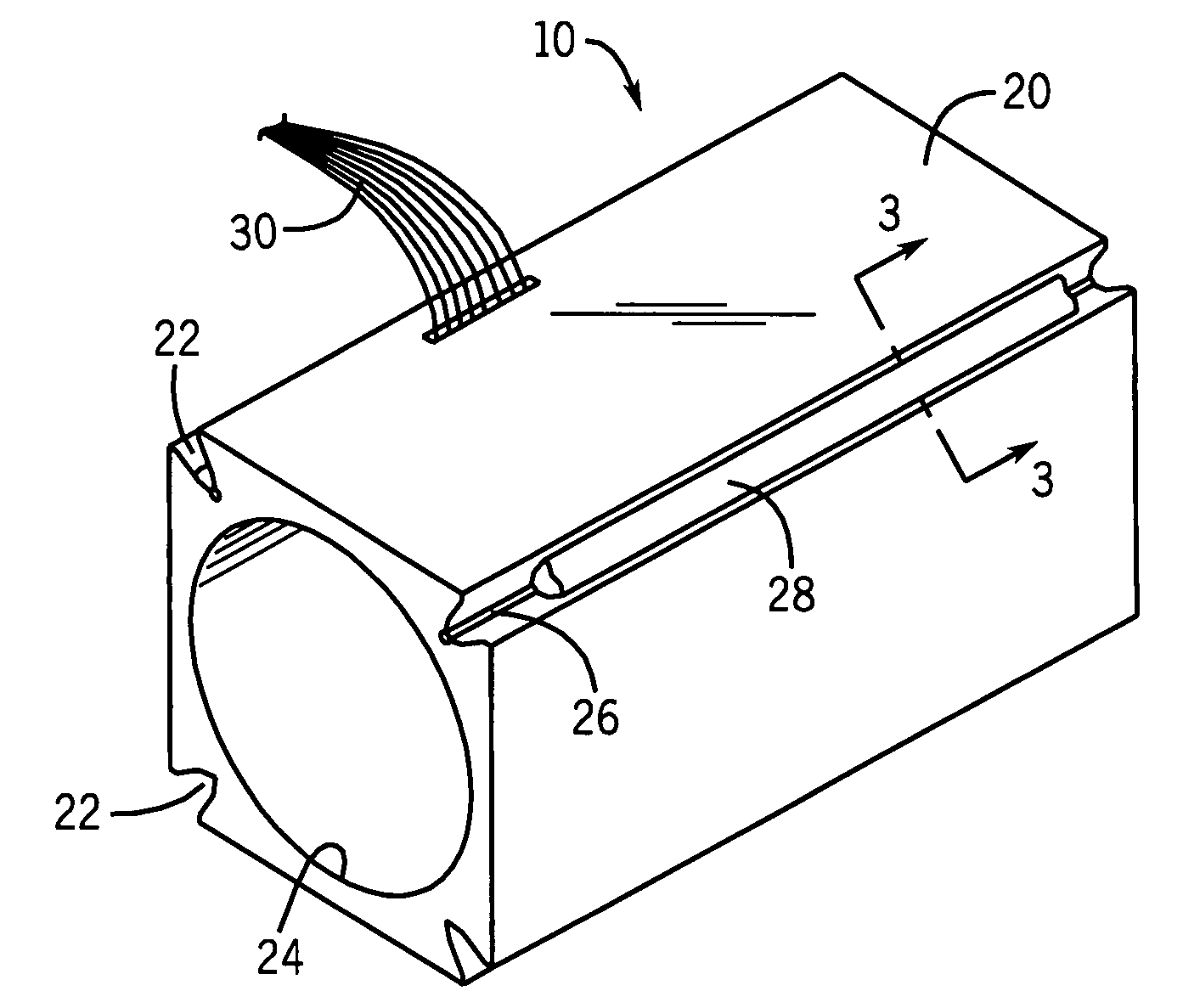 Grooved electrode and wireless microtransponder system
