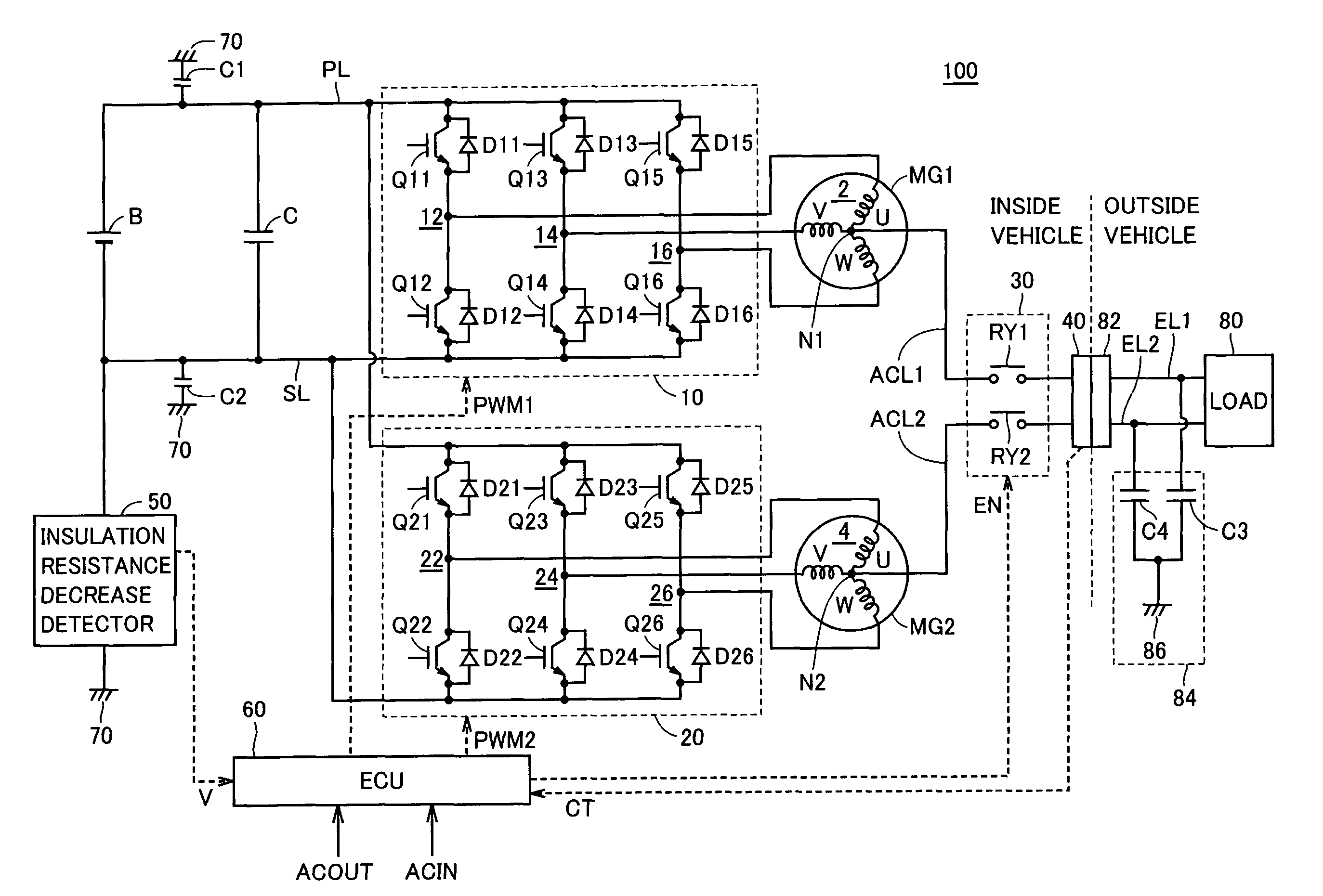 Power supply device, electrically-driven vehicle incorporating power supply device, and method of controlling power supply device