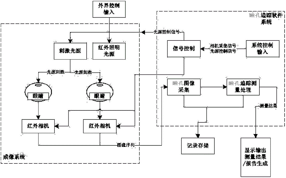 A binocular pupil light comprehensive detection system