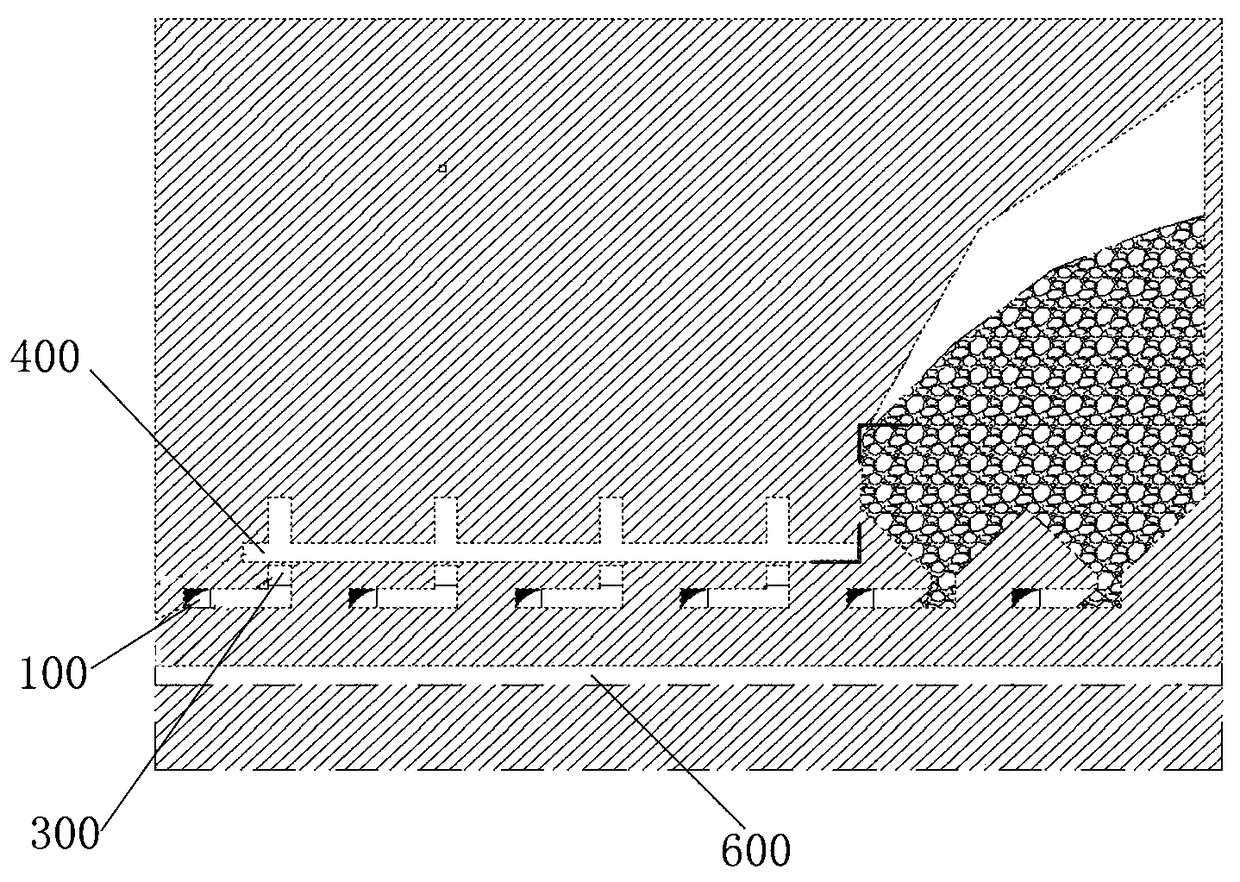 Continuous natural caving mining method for unsteady extra-thick large ore bodies