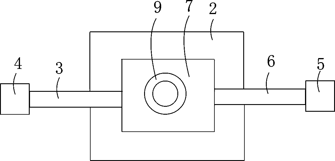Horizontal correcting device of laser lamp