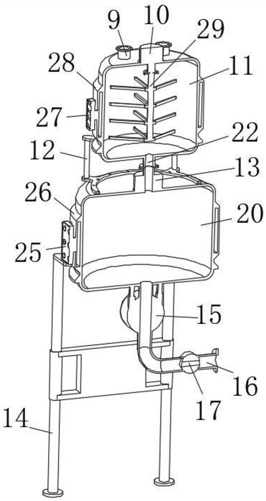 High-pressure casting device for cyclopentane household appliance new material