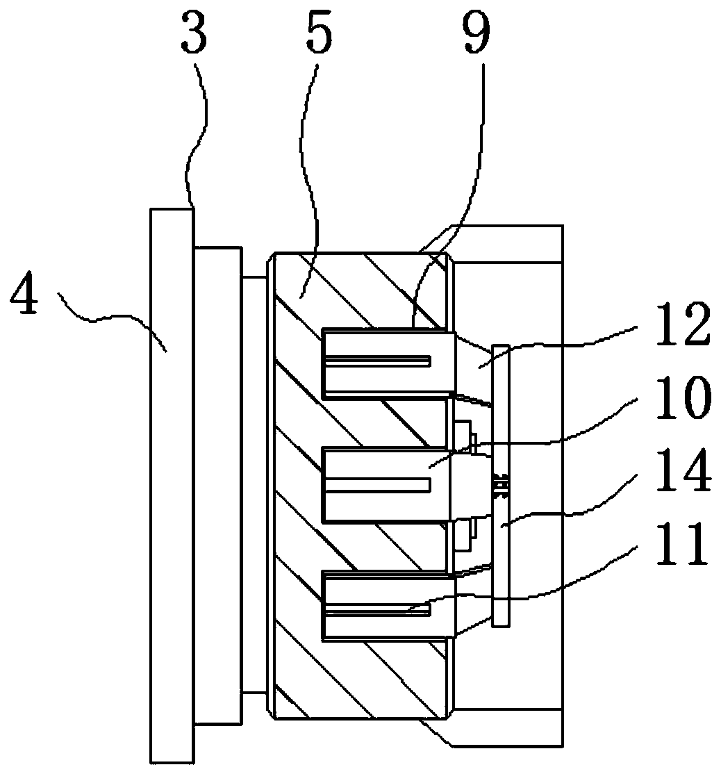 A processing equipment for large tapered roller pin hole and its processing technology