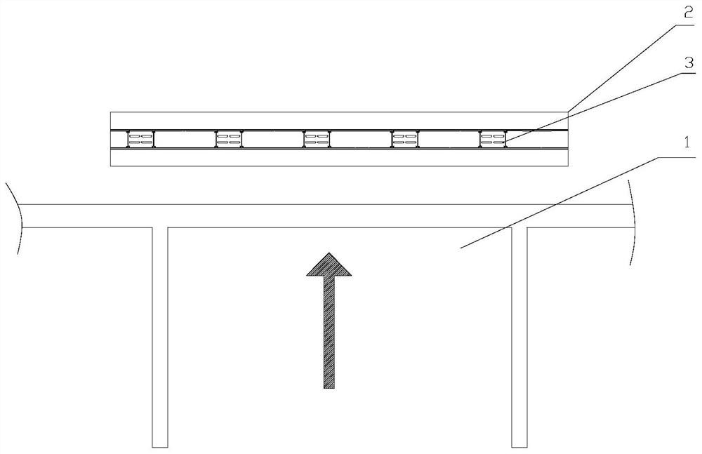 A buried method for improving pavement cracking around luminous floor tiles