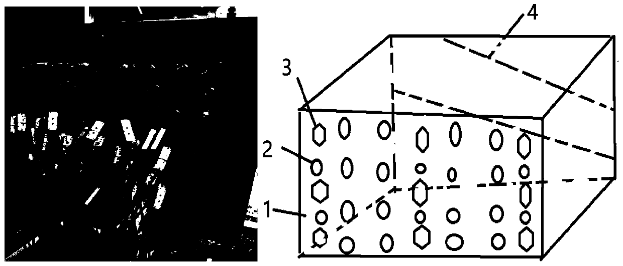 Polymer flooding equilibrium displacement leading edge monitoring experiment evaluation device and method