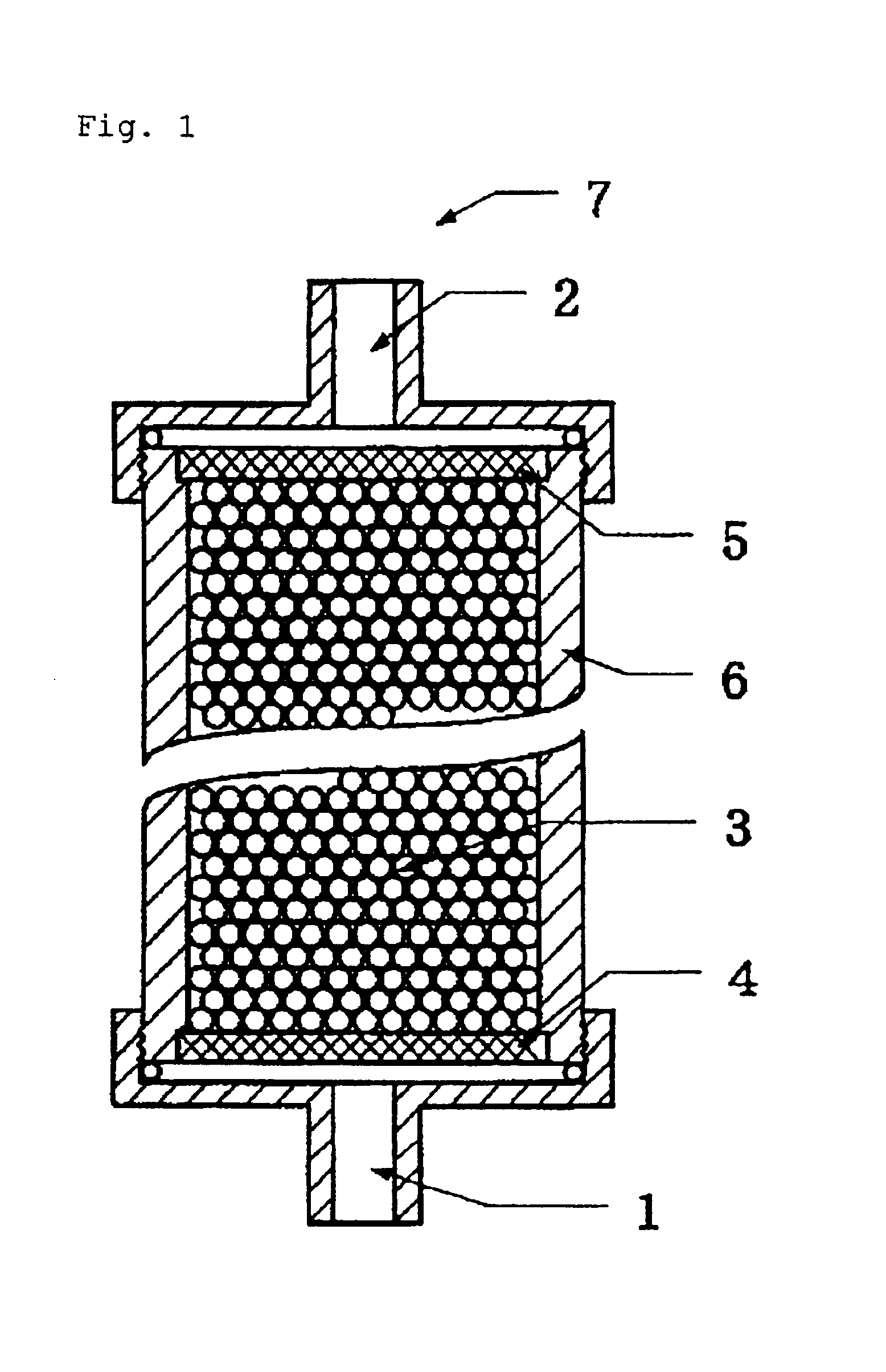 Enterotoxin adsorbent, method of adsorptive removal, and adsorption apparatus