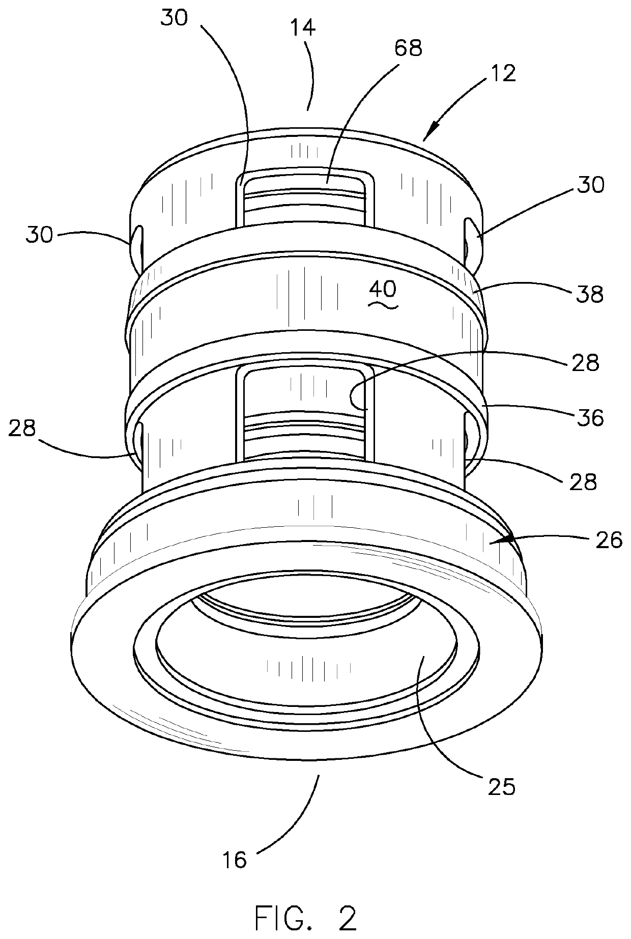 Overmolded valve for a liquid container