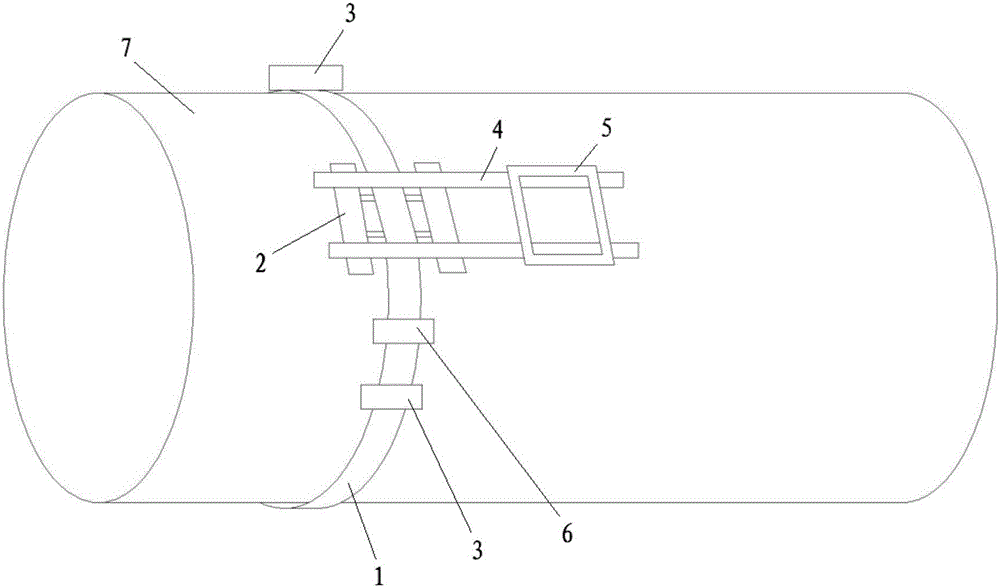 Device for improving on-site X-ray shooting efficiency of gas insulated switch