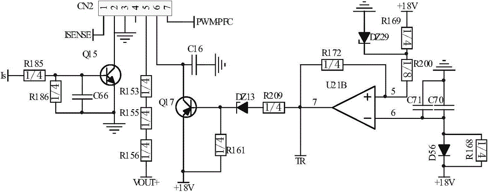 Slow start circuit of inverter welding machine with power correction circuit