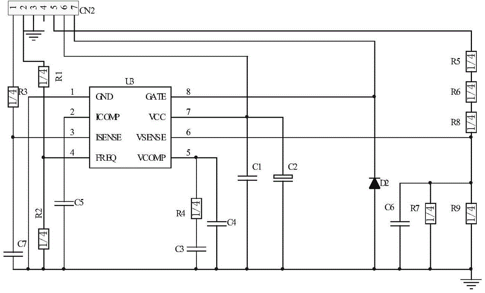 Slow start circuit of inverter welding machine with power correction circuit