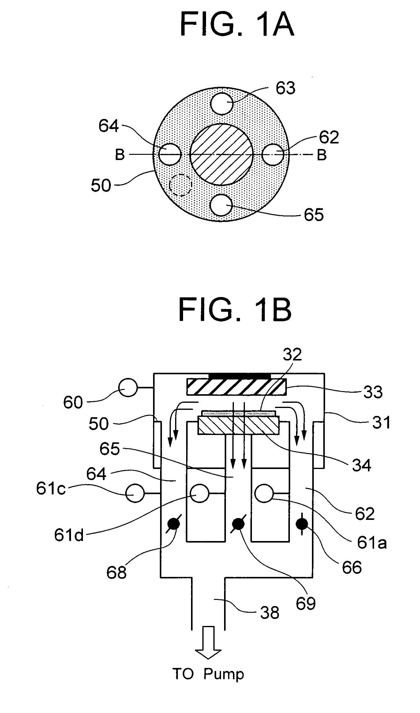 Atomic layer deposition system including a plurality of exhaust tubes