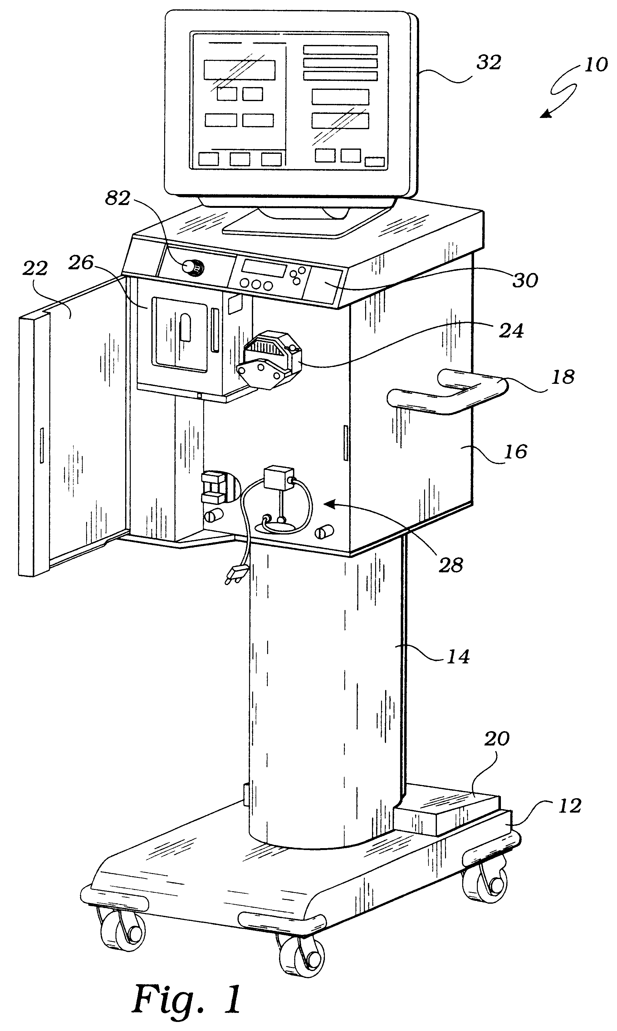 System for enriching a bodily fluid with a gas
