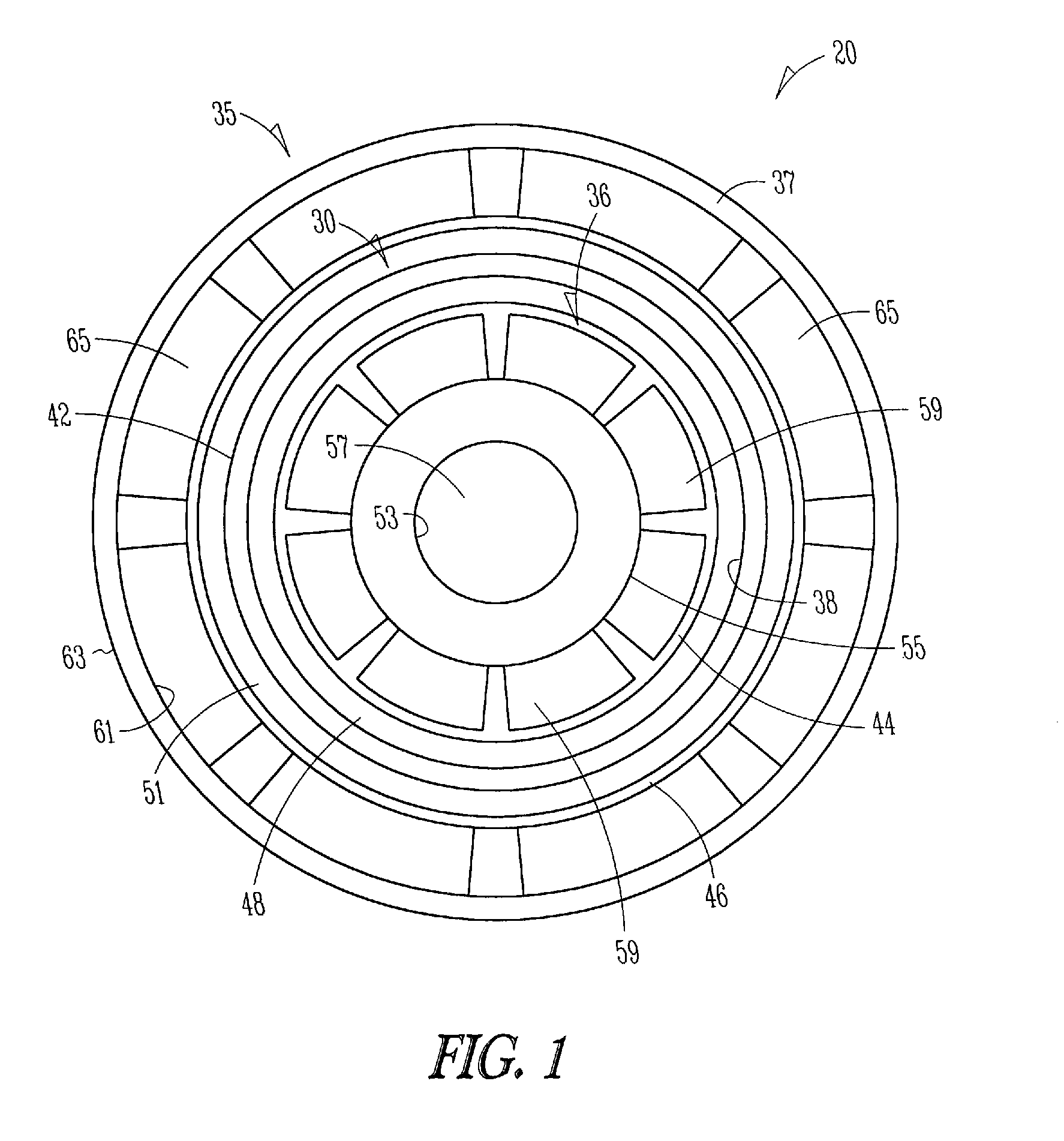 Permanent magnet machine with windings having strand transposition