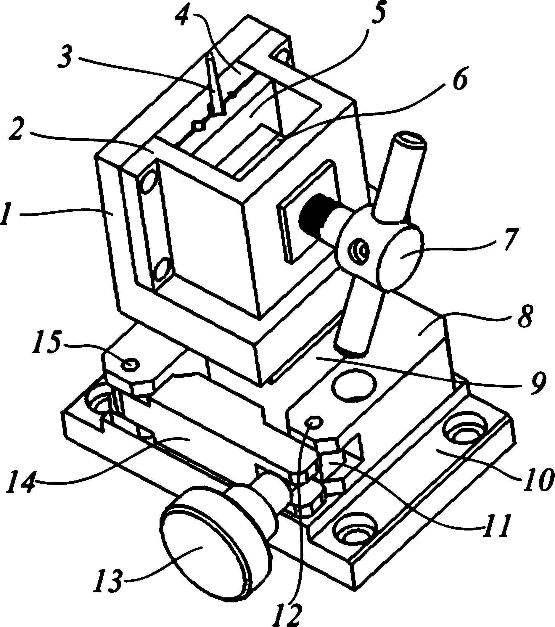 Clamping device for small-sized rod-type elastic part