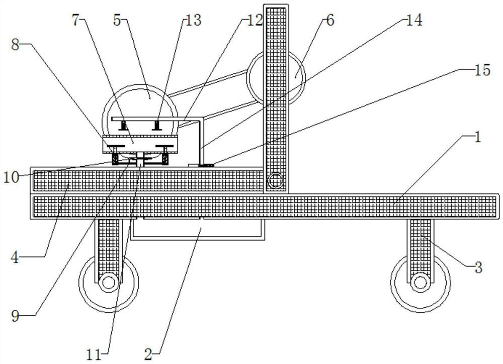 Sitting-up-and-lying type fracture recovery device with leg moving vibration massage by manual rotation