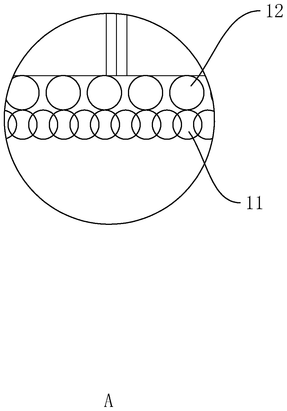 Foundation pit supporting structure and construction process thereof