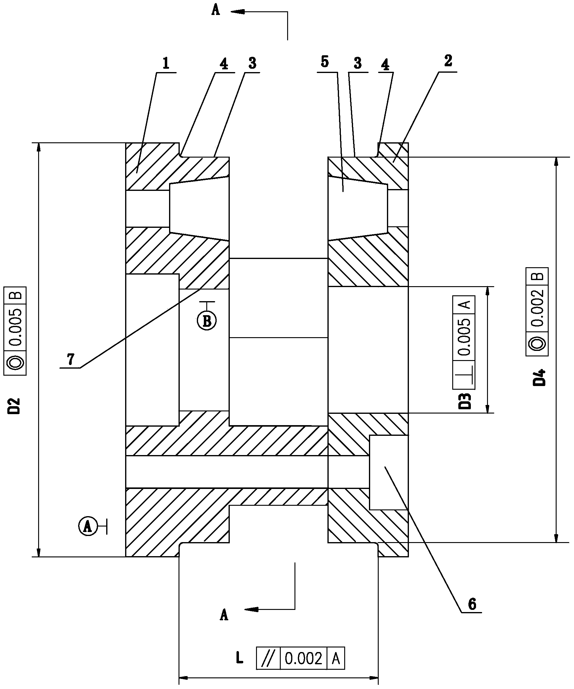 Integrated machining method of planet carrier of robot RV reducer