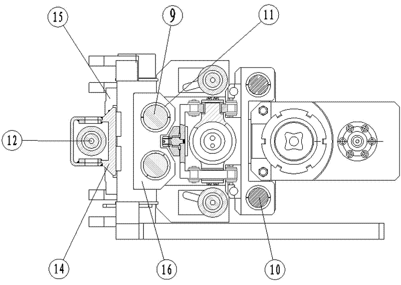 Hydraulic-driving two-level feeding cylinder-oriented symmetrically-arranged jumbolter