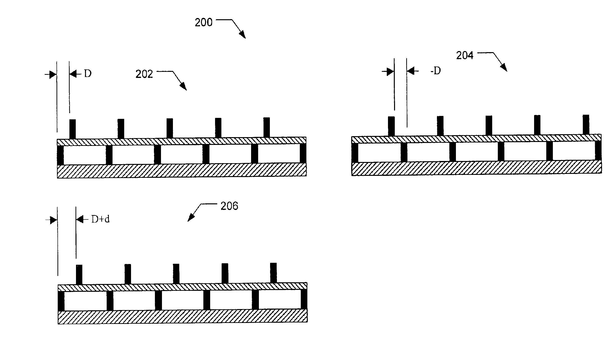 Method and apparatus for using an alignment target with designed in offset
