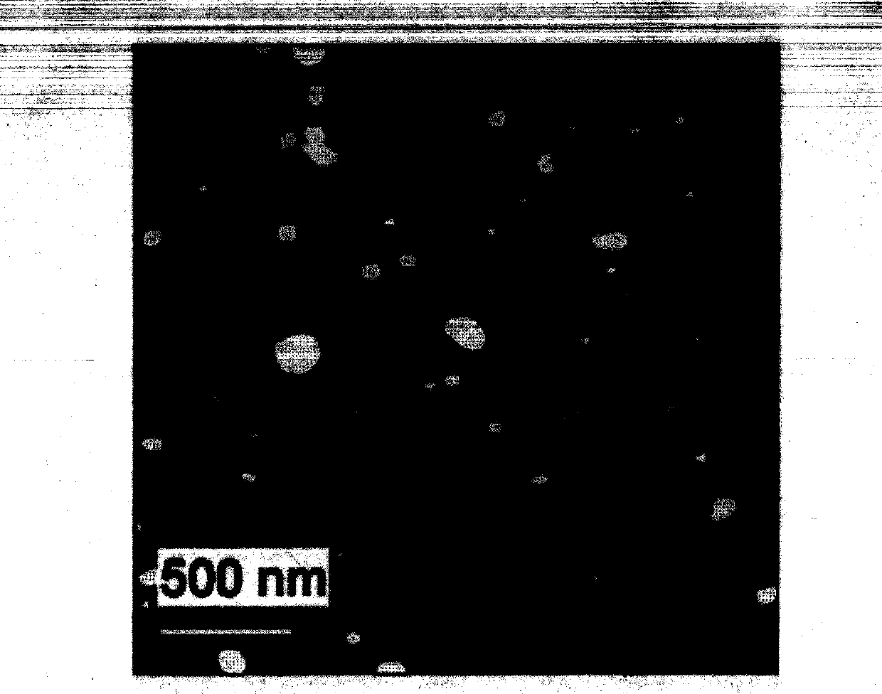 Nano-particles capable of improving gene transfection efficiency and preparation method of gene transfection reagent based on particles