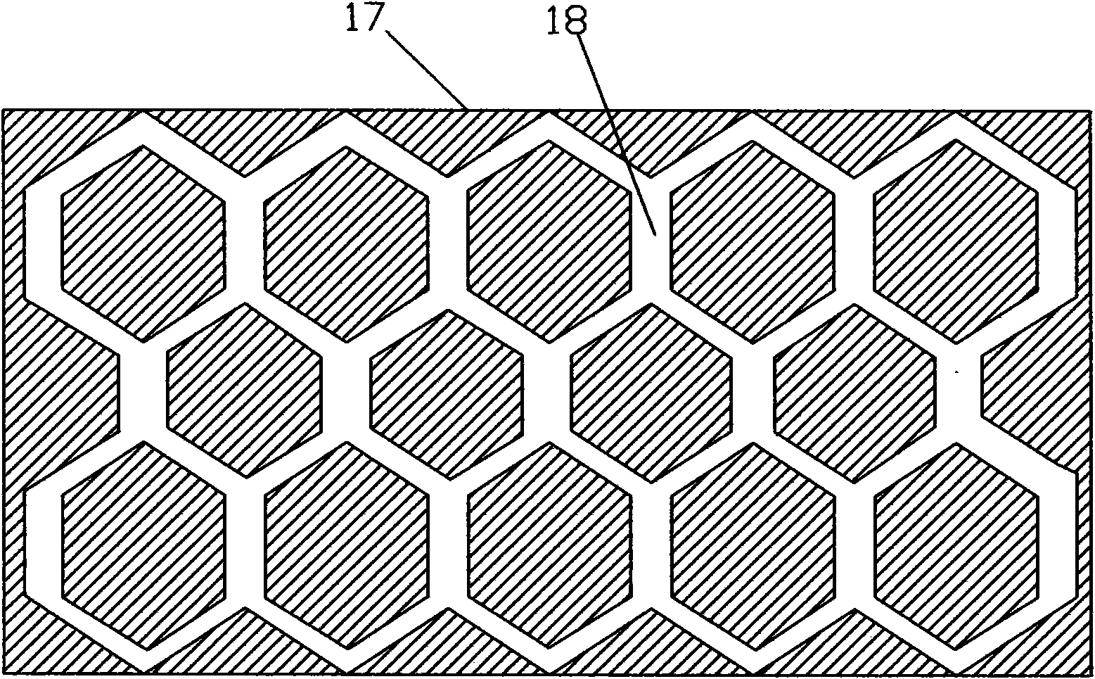 Honeycomb-spraying paper-plastic composite book cover and preparation method thereof