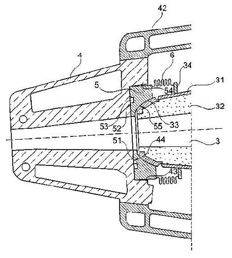 Lubricating mechanism oil nozzle structure