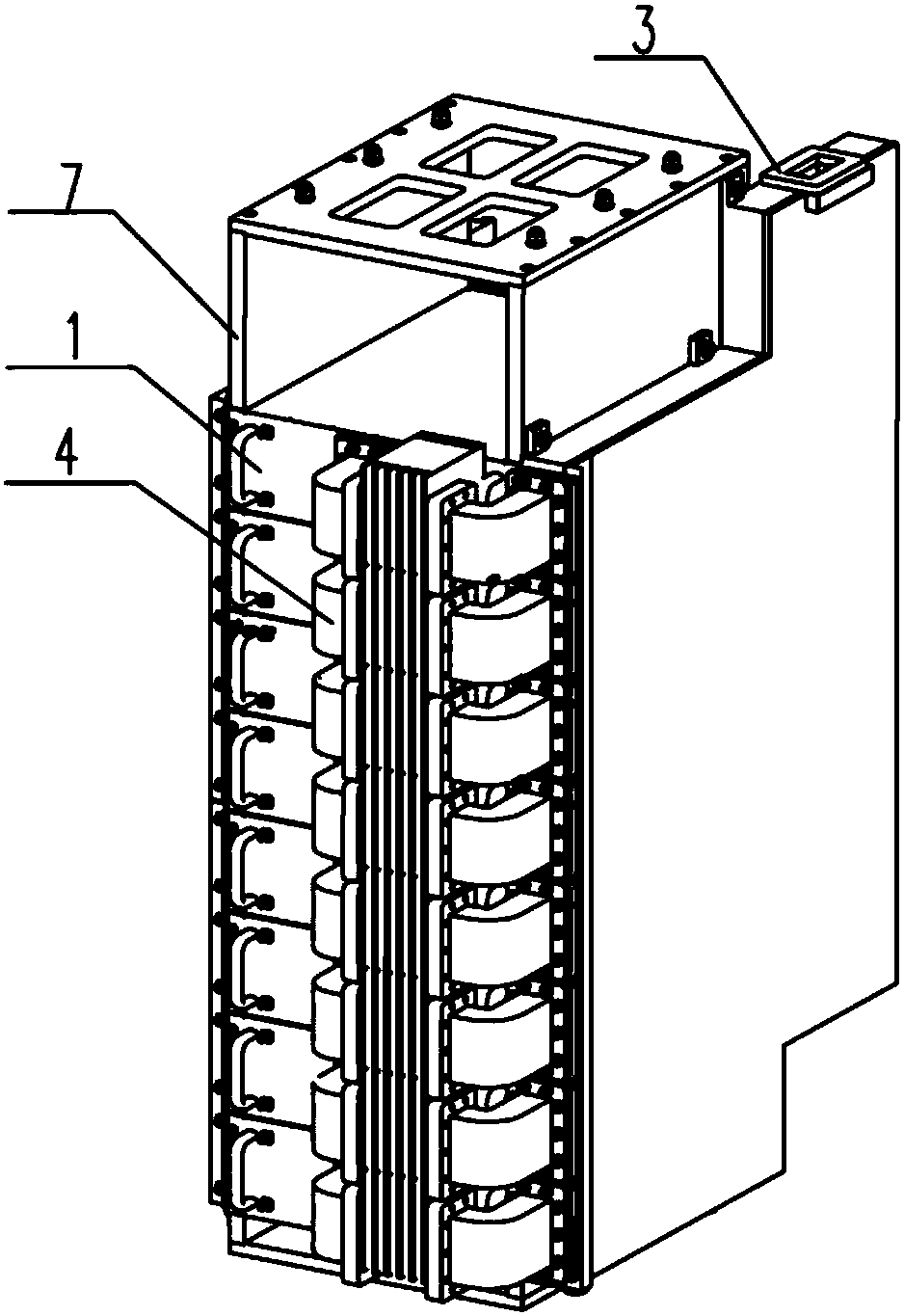 High-power transmitter cooling apparatus