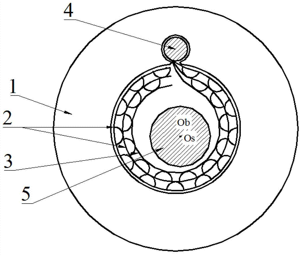 Multi-layer bubbled foil radial dynamic pressure gas bearing