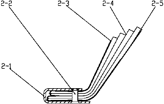 Experimental equipment for shield tail brush