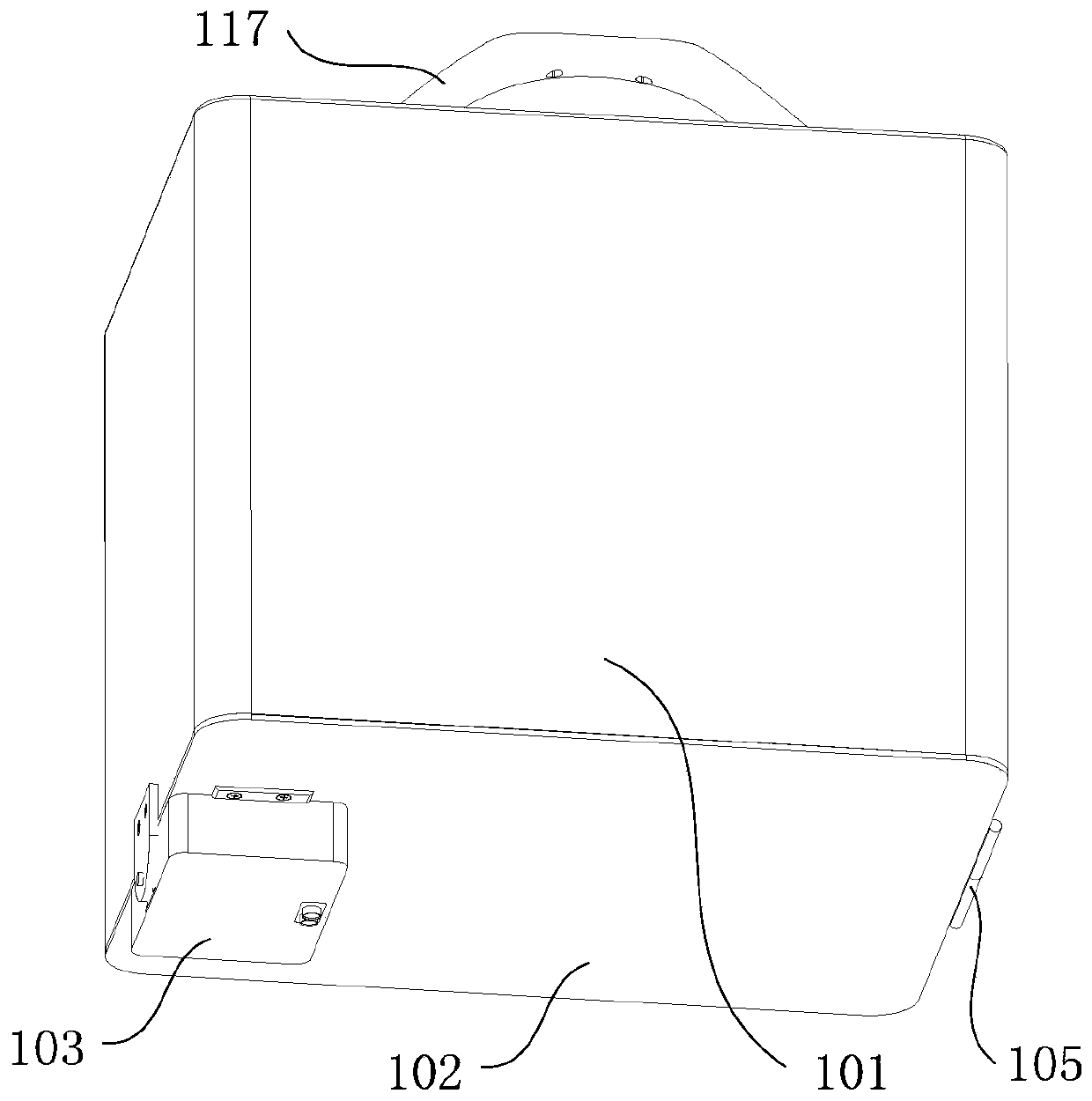Goods delivery box, unmanned aerial vehicle and control method of box door