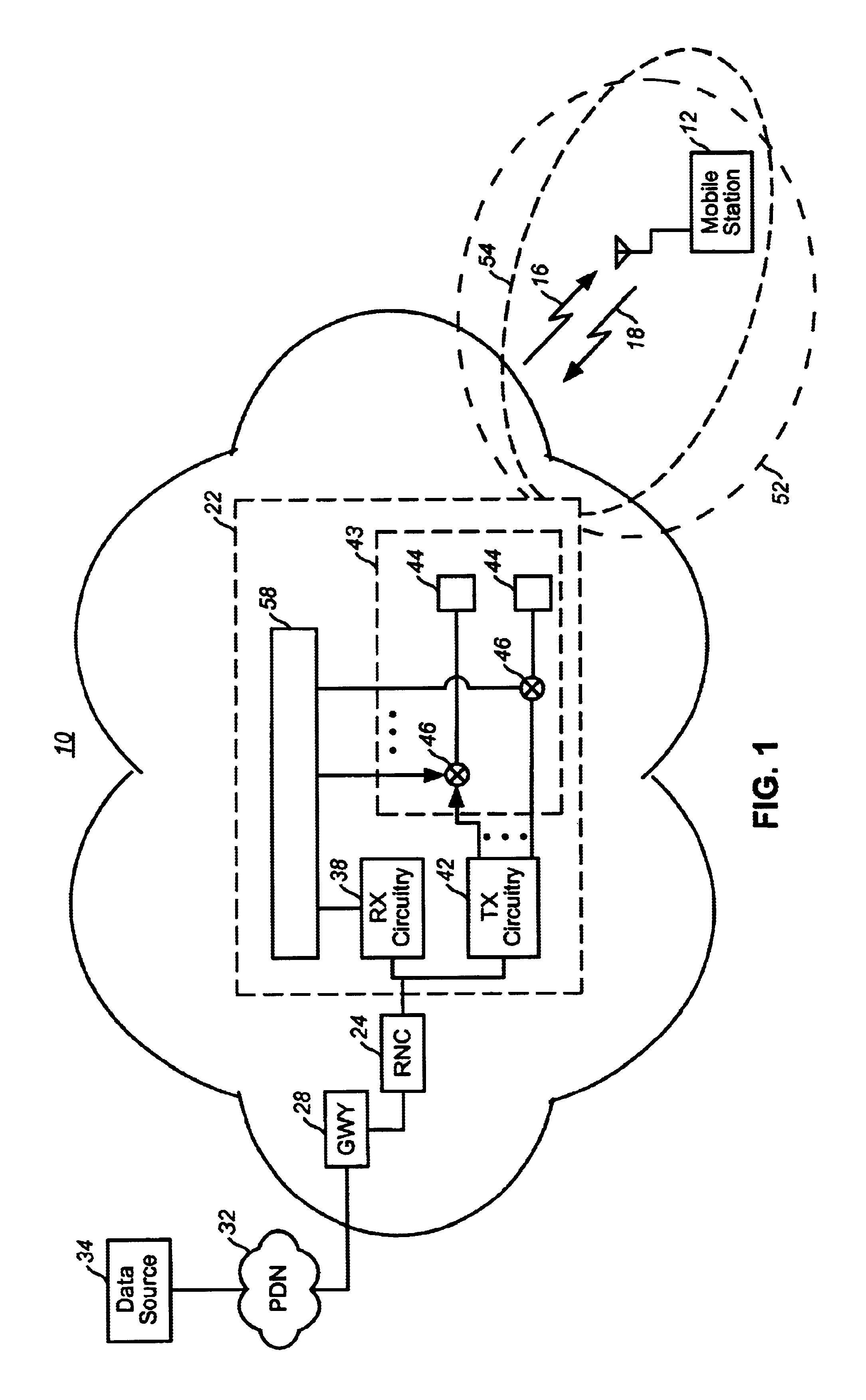 Apparatus, and associated method, for selecting antenna pattern configuration to be exhibited by an antenna assembly of a communication station