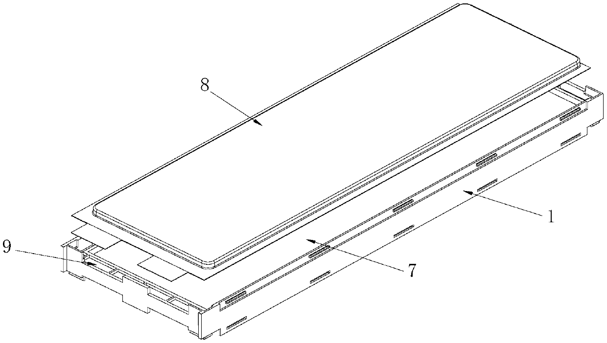 Bracket for core module and solid state battery module structure