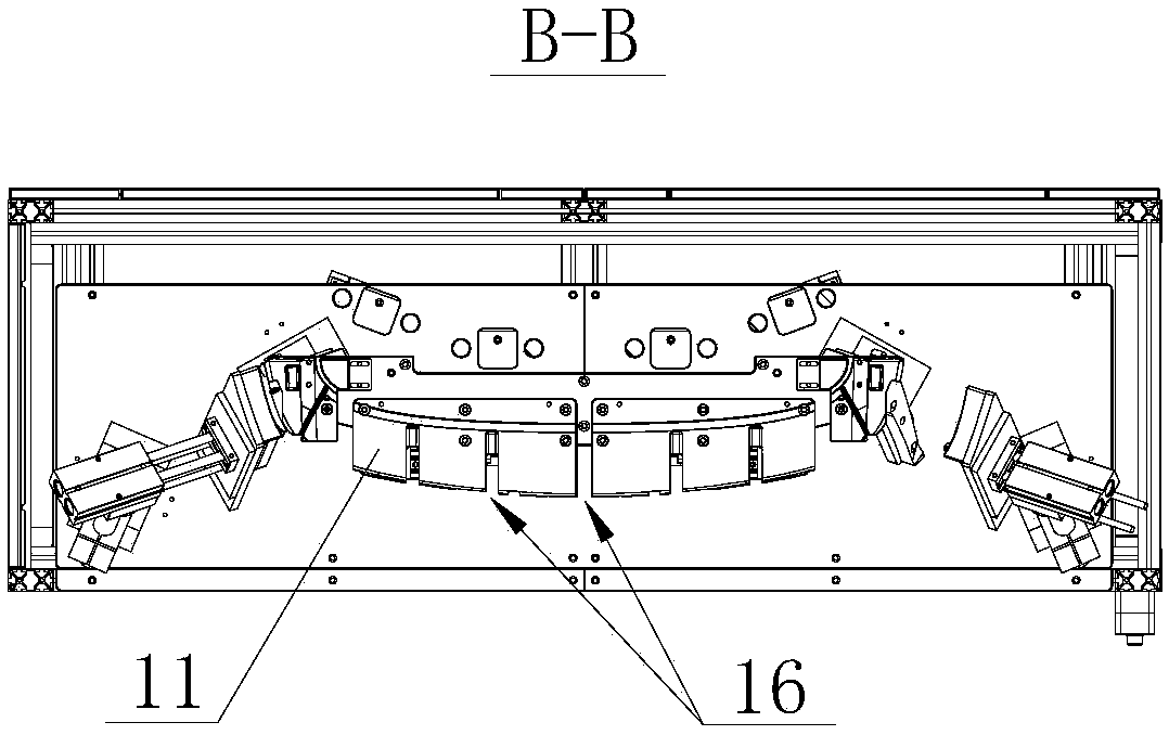 Automatic pressing assembling device and method for spoiler