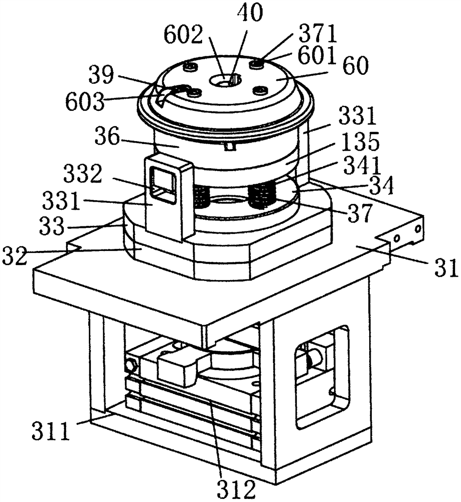 Assembling system for motor vehicle parts
