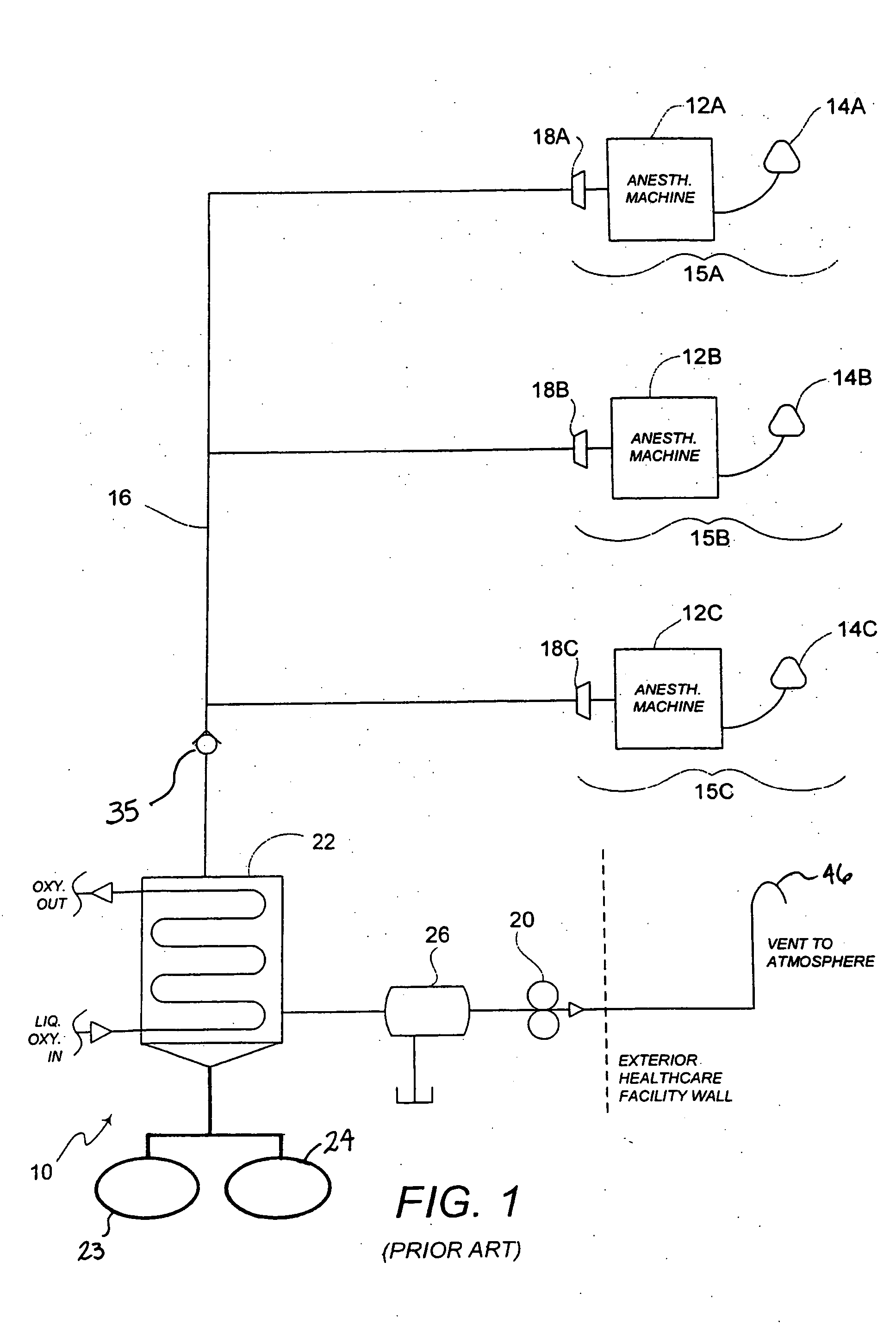 Method and apparatus for anesthetic gas reclamation with compression stage
