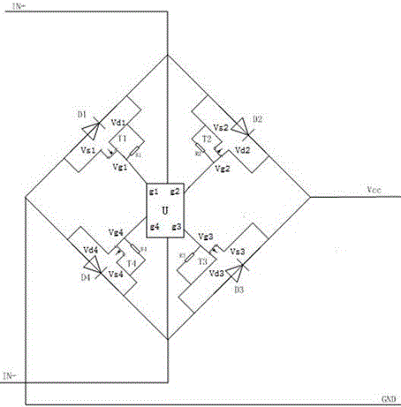 A low loss rectifier circuit