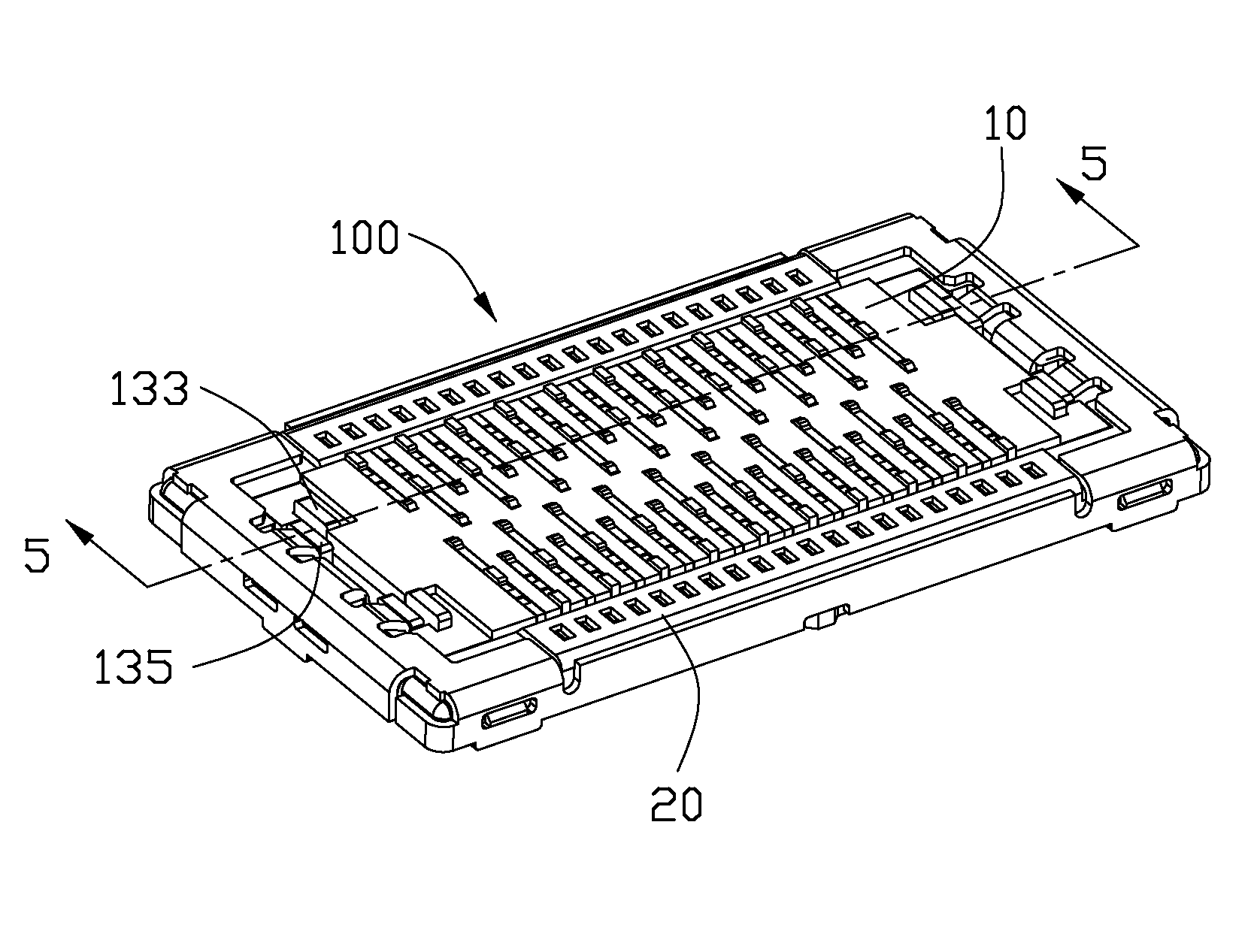 Board to board connector assembly having improved plug and receptacle contacts