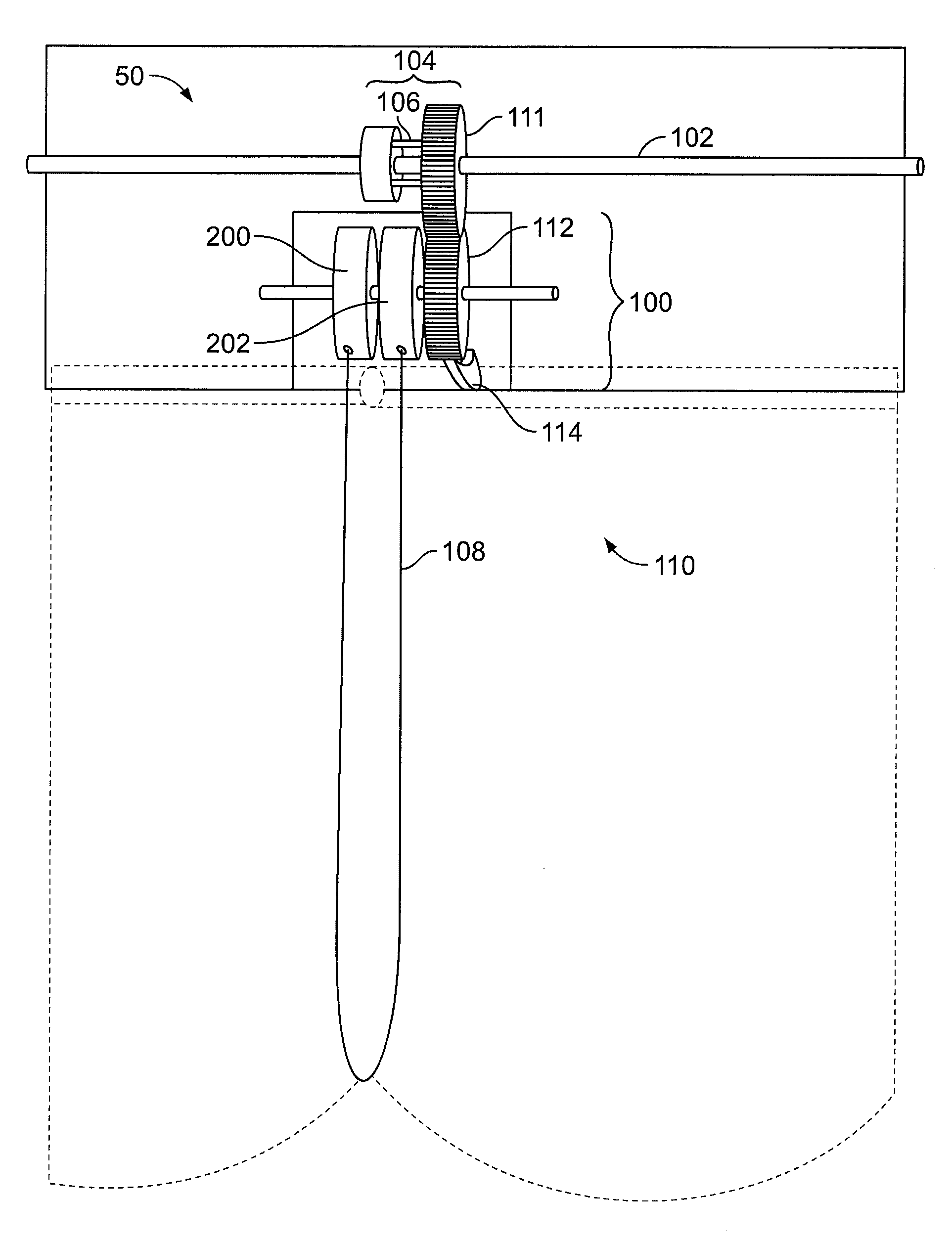 Portable curtain retraction device and system